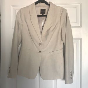 NWT Blazer - light beige, fully lined, size 6